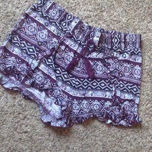 Frilly Boho Shorts